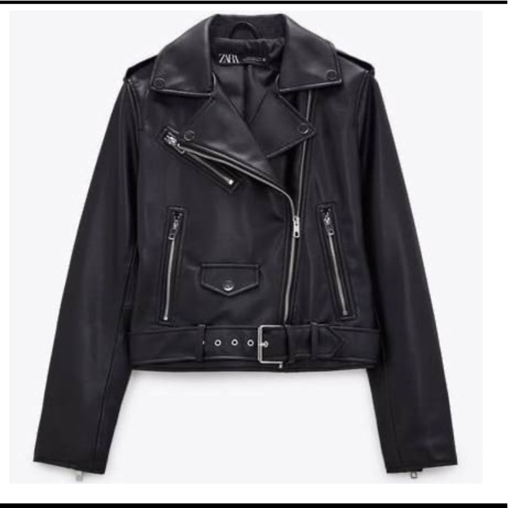 Zara leather jacket